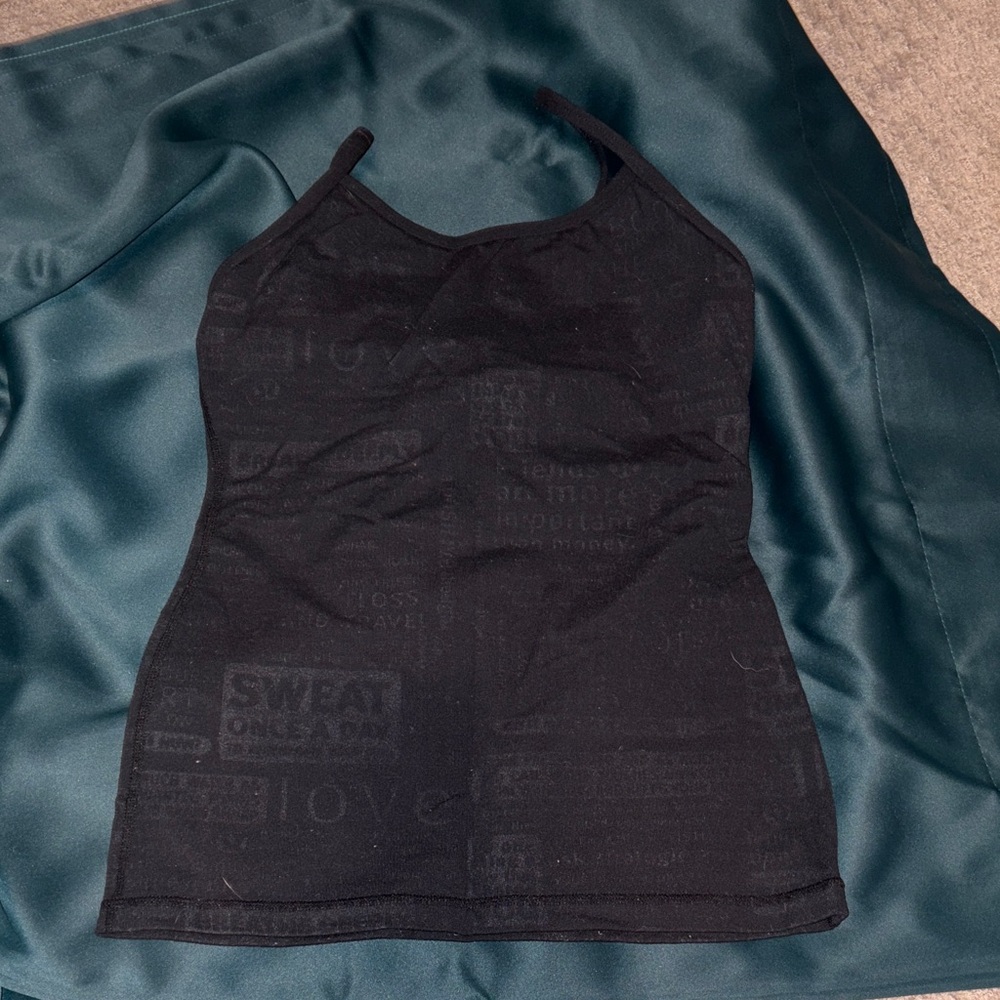 Lululemon Black Tank Top